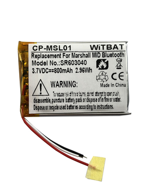 适用Major IV蓝牙耳机电池VDL603040