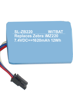 适用斑马Zebra iMZ220 iMZ320打印机电池BT17790-1
