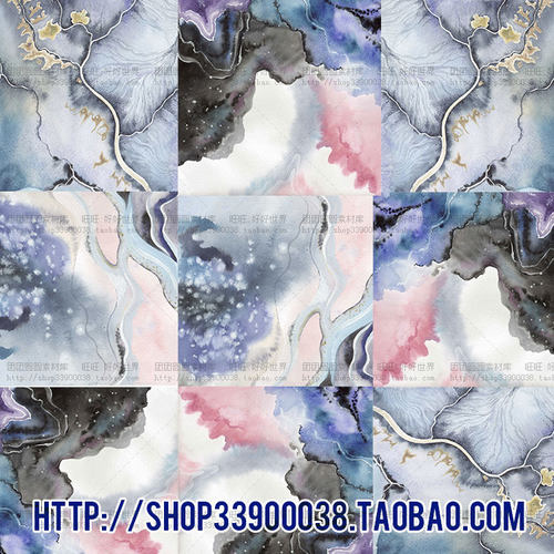 新中式水墨艺术水彩纹理底纹背景抽象画艺术平面设计高清大图14P