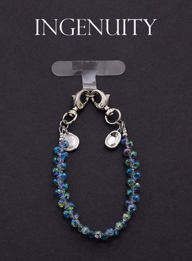 匠心手工坊迷你包挂件时尚车钥匙扣包包挂饰质感水晶手机链手腕女