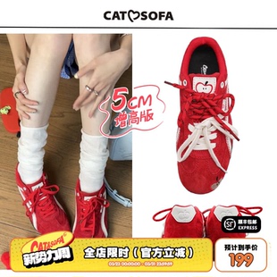 emoji 薄底赛车鞋 lab系列 内增高版 子 猫与沙发 再见一米五