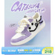 香芋紫新款 馋嘴猫 板鞋 猫与沙发 休闲运动滑板鞋 设计百搭男女同款