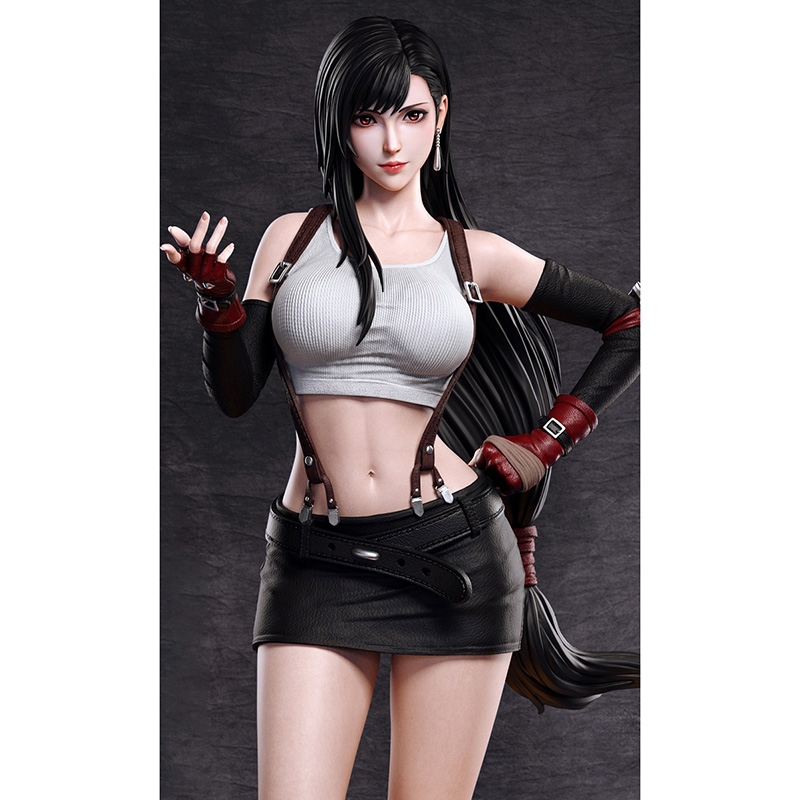 潮玩模型 私人定制PPS蒂法 1/4 最终幻想GK手办tifa雕像场景