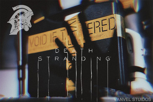 模型 小岛秀夫 死亡搁浅快递单伤害传感黄色警示条胶带行李箱贴纸