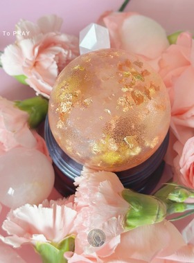 「爱神秘境」水晶球沐浴皂草药精油天然能量香皂爱情粉水晶套装