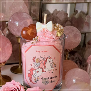 「丘比特在敲门」进口配方心动氛围桃花人际香氛蜡烛许愿蜡烛