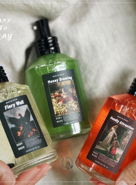 PRAY水晶植萃成分香氛能量沐浴露繁荣诱惑防护净化