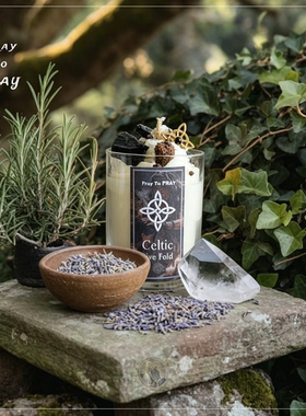 Celtic FiveFold 「凯尔特五重结」守护净化烟熏菠萝香薰愿望蜡烛