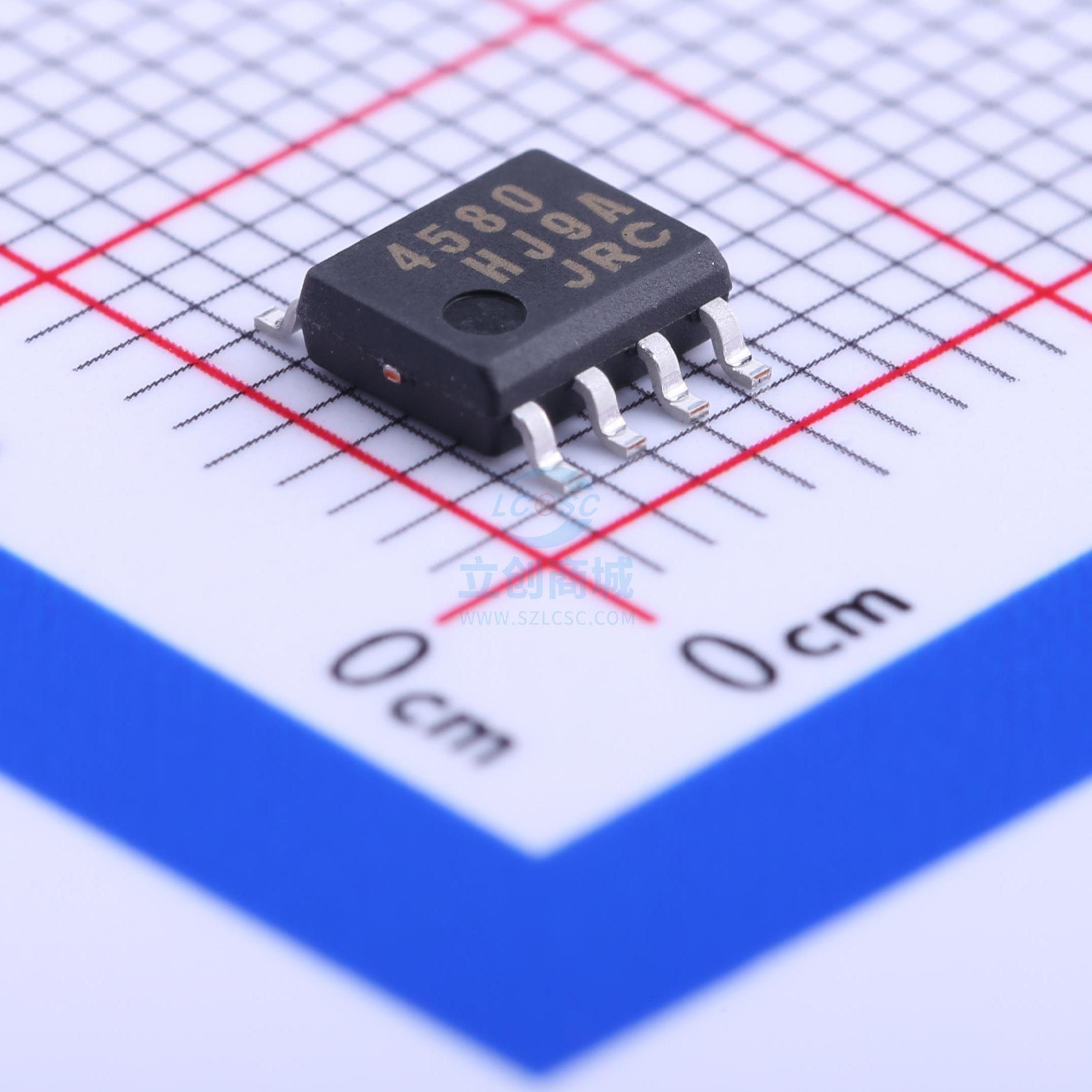 运算放大器 NJM4580E-TE1-#ZZZB SOIC-8_150mil JRC