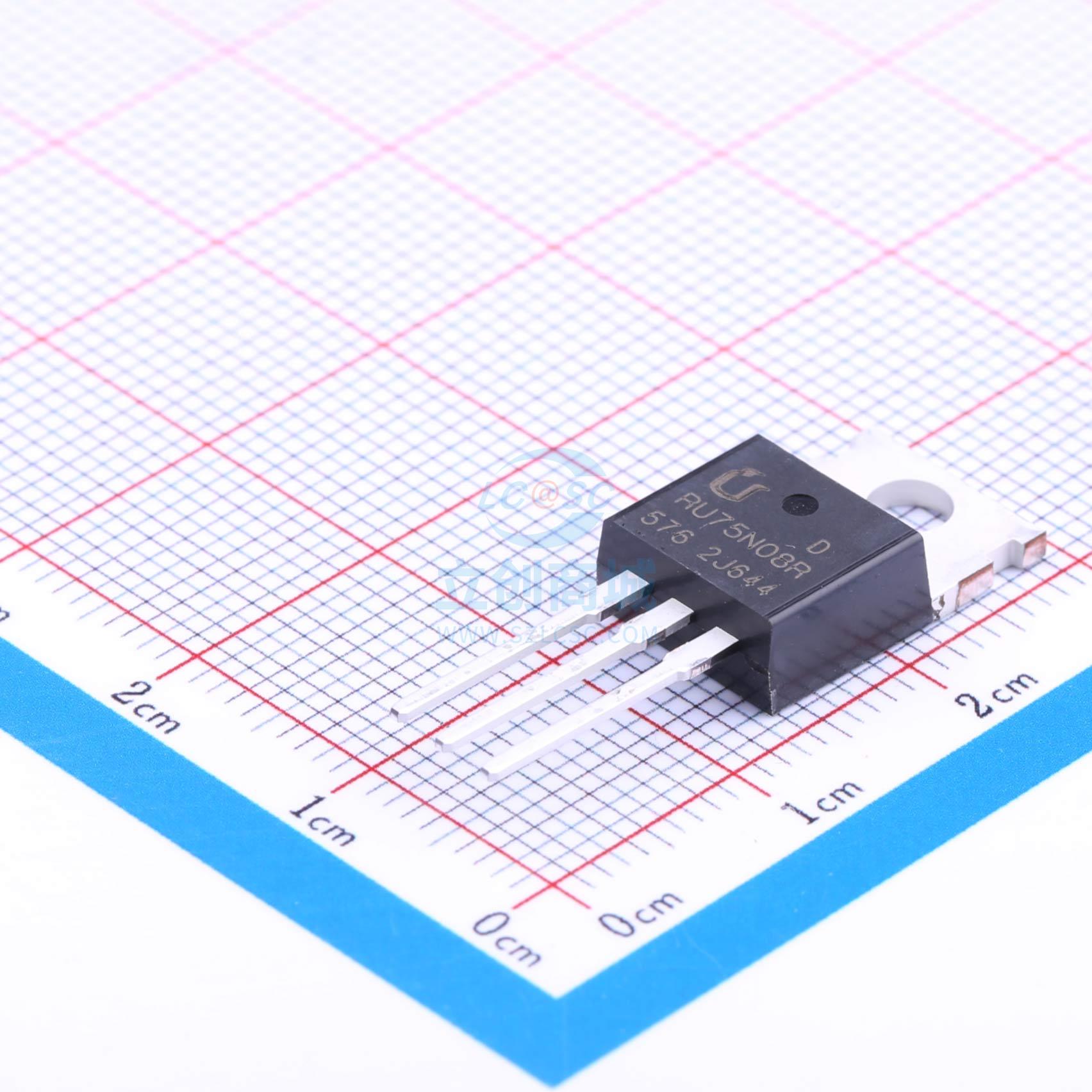 场效应管(MOSFET) RU75N08R TO-220(TO-220-3)