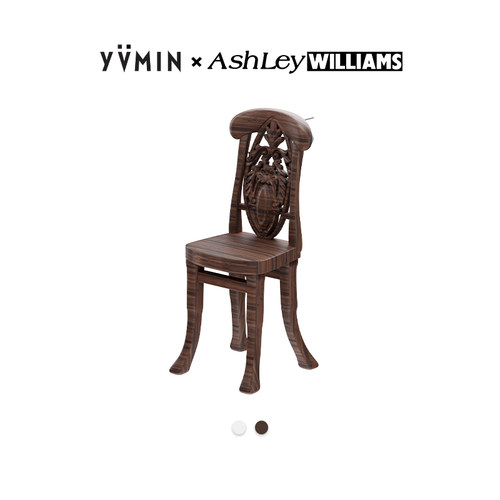 YVMIN尤目 x AshleyWilliams 椅子耳钉造型耳饰设计感生日礼物