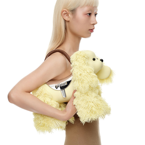 YVMIN尤目 立体造型小狗包斜挎包女设计师生日礼物新品