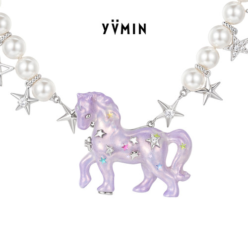 YVMIN尤目小马群星珍珠项链