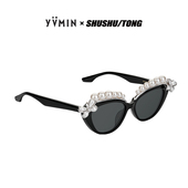 YVMIN尤目x 猫眼蝴蝶结珍珠眼镜墨镜生日礼物 SHUSHUTONG