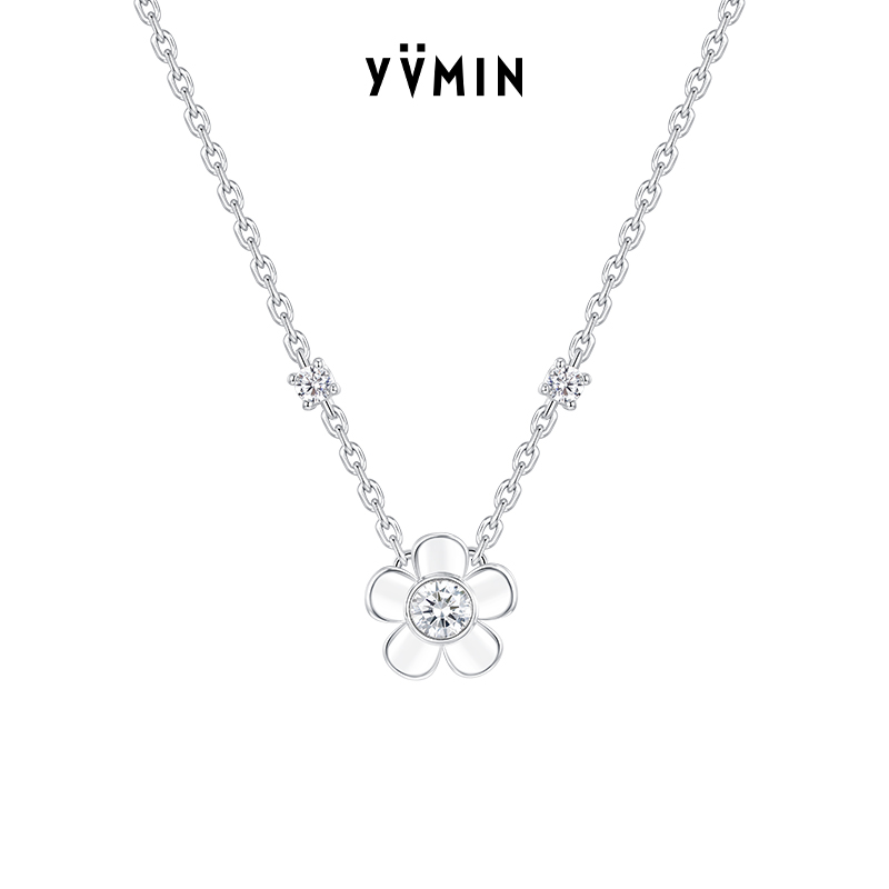 YVMIN尤目旋转花锁骨链