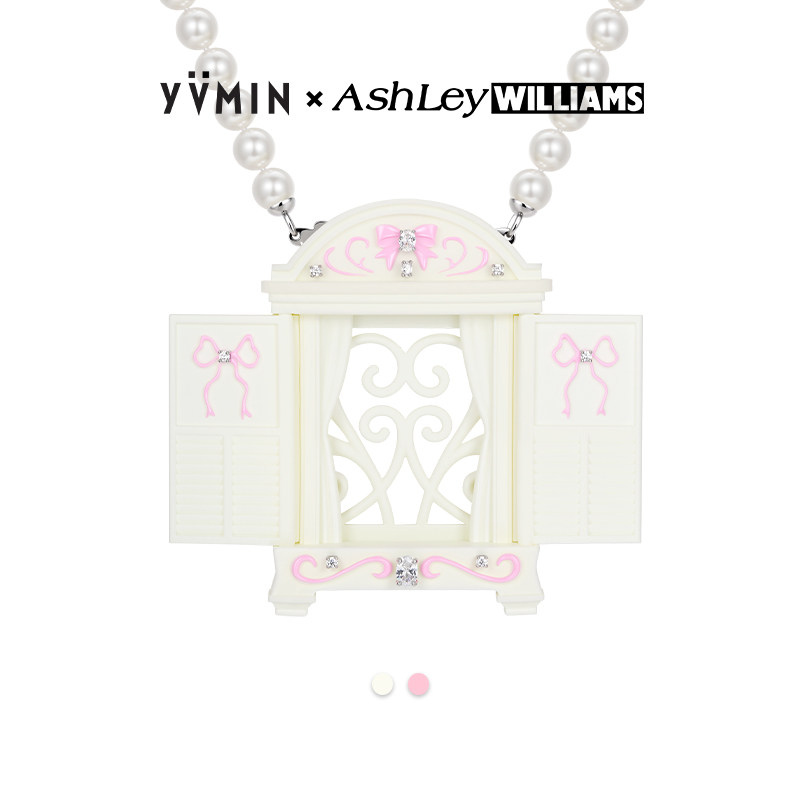 YVMIN尤目 x AshleyWilliams 梦幻小窗可拆卸珍珠项链生日礼物 - 实物图