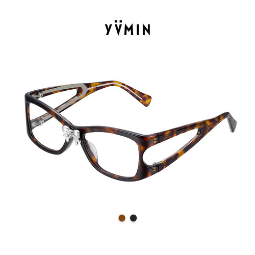 YVMIN尤目 蝴蝶结发夹眼镜平光镜生日礼物设计师新品礼物女生