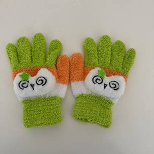 灵魂挚友|晕呼呼小猫 星星女手套土酷保暖可爱公主毛线针织