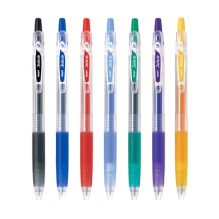 日本PILOT百乐juice果汁笔彩色中性笔0.5mm金属色啫喱笔高颜值按动式学生手账用水笔红蓝黑色限量版樱花文具