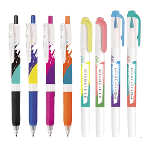 日本中性笔ZEBRA炫染外观