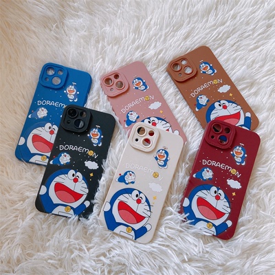 新款蓝胖子手机壳镜头全包