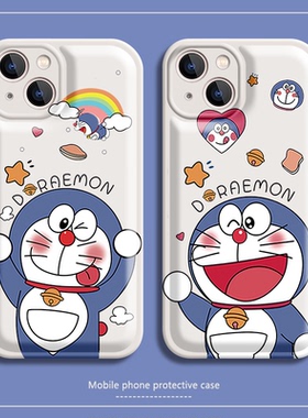 多啦a梦适用vivoy76s的气囊手机壳y74s蓝胖子y5s软z5i硅胶y52s情侣y31s男y54女y20新款y30垫y3/y17/y12套y15