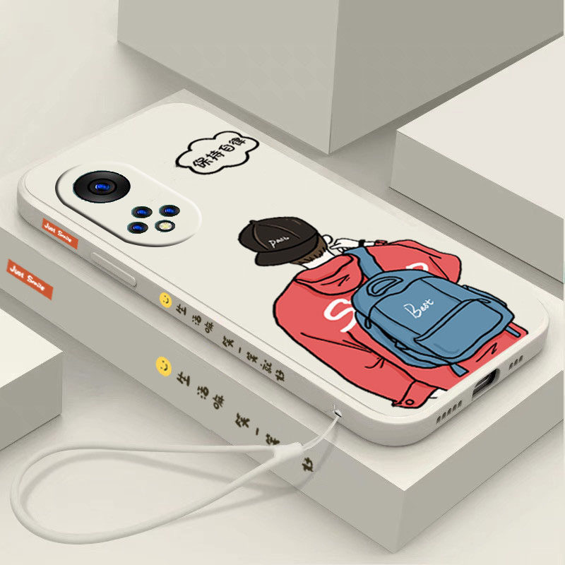 保持自律华为荣耀50手机壳男款荣耀50se送挂绳荣耀50pro软壳液态硅胶全包镜头女磨砂超薄保护套防摔网红创意,3C数码配件,手机保护套/壳,淘宝优惠券,粉丝福利购,淘宝优惠卷