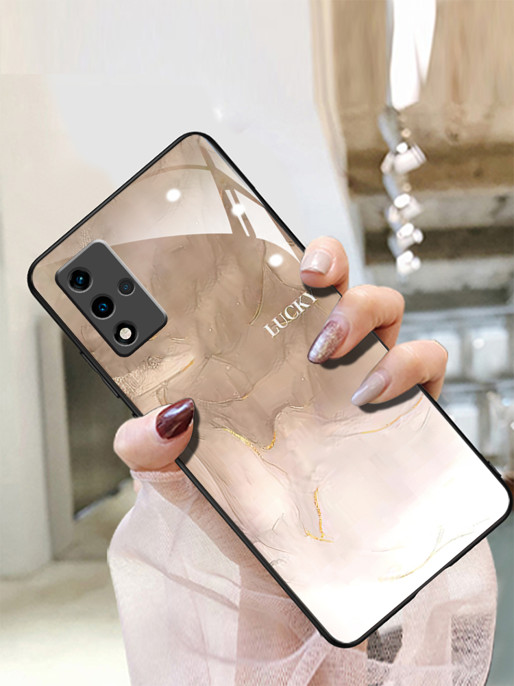 a93s钢化玻璃手机壳少女