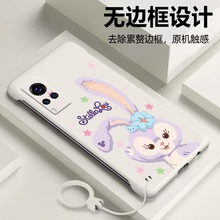无边框适用vivox60手机壳星黛露x60曲屏版少女x50新款x30可爱x27散热x23幻彩挂件x21磨砂x20plus卡通屏幕后置