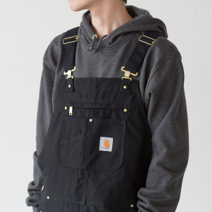 Carhartt 102776卡哈特主线美式重磅帆布背带裤男宽松宽松工装裤