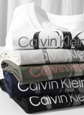 美版正品 Calvin Klein男士短袖T恤休闲百搭时尚潮流上衣夏季新品