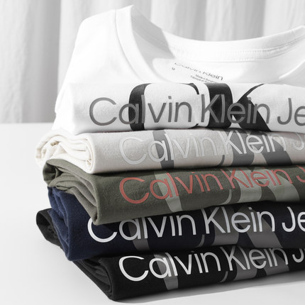 美版正品 Calvin Klein男士短袖T恤休闲百搭时尚潮流上衣夏季新品