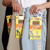 正品 Wrangler威格13MWZ系列高腰直筒休闲牛仔裤 男士 美版 春秋长裤