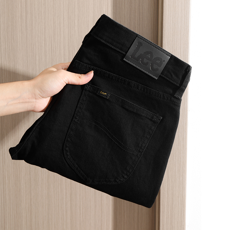 Lee李牛仔裤男休闲百搭直筒长裤