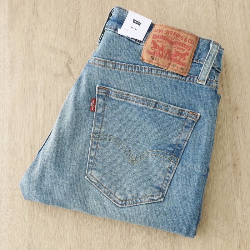 Levis李维斯514牛仔裤男低腰直筒