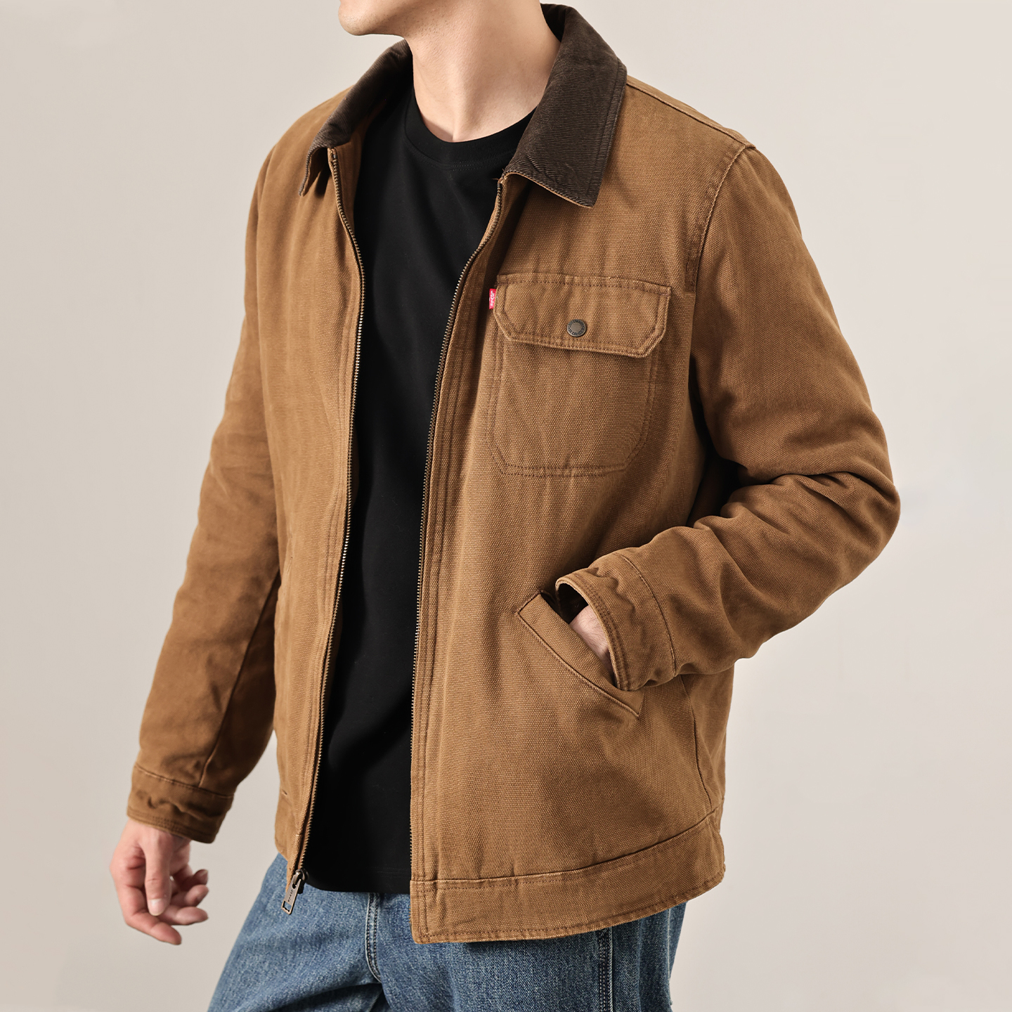 Levis李维斯Depot帆布夹克棉外套