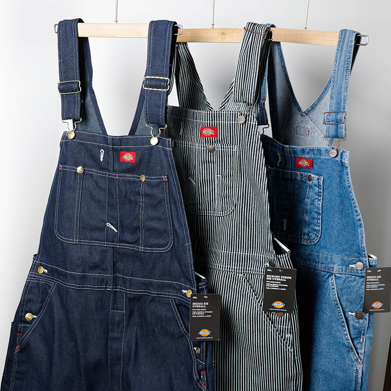美国正品 Dickies迪克斯宽松连体工装牛仔背带裤男女同款休闲裤潮