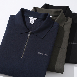 美版正品Calvin Klein男士短袖POLO衫时尚休闲舒适透气上衣夏季新