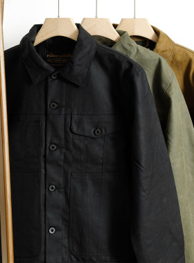 FILSON重磅帆布防水油蜡工装外套
