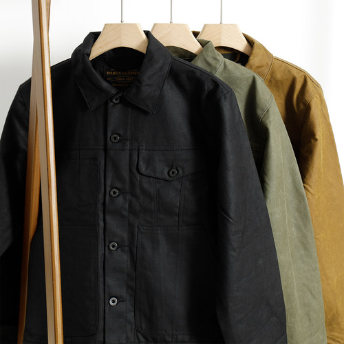 FILSON重磅帆布防水油蜡工装外套