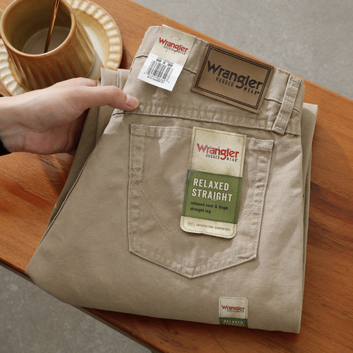 Wrangler直筒休闲长裤