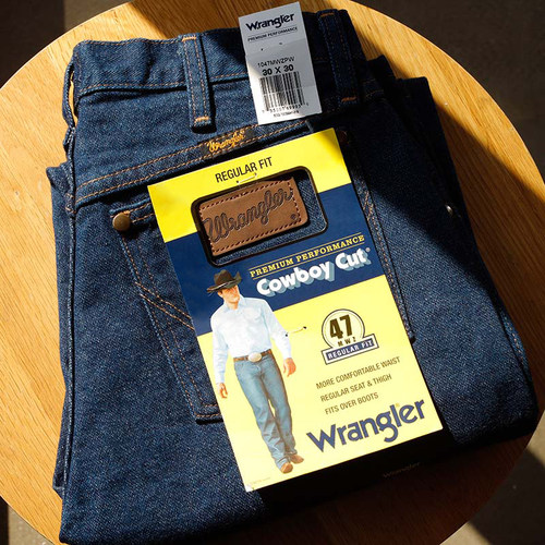 Wrangler威格宽松直筒男士牛仔裤