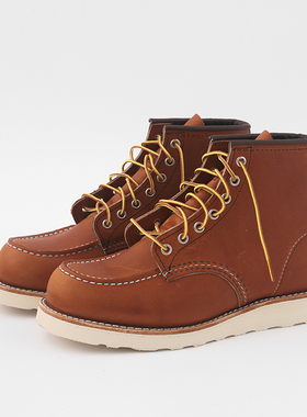 美版正品 Red Wing红翼875经典头层牛皮高帮工装靴复古舒适休闲鞋