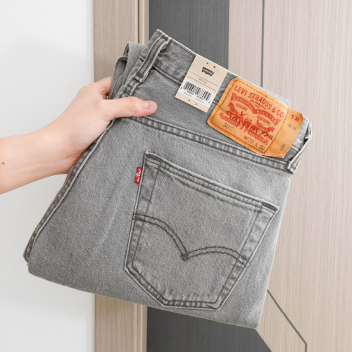 Levis李维斯浅灰色501牛仔裤男士