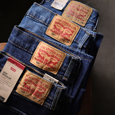 Levis李维斯505美式复古牛仔裤潮