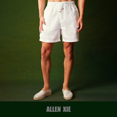 AllenXie亚麻天天短裤二代