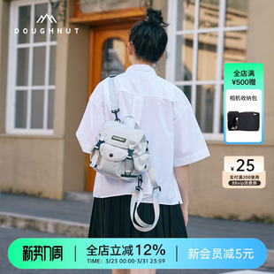 Doughnut甜甜圈户外双肩包女斜挎包旅游小包多功能相机包旅行背包