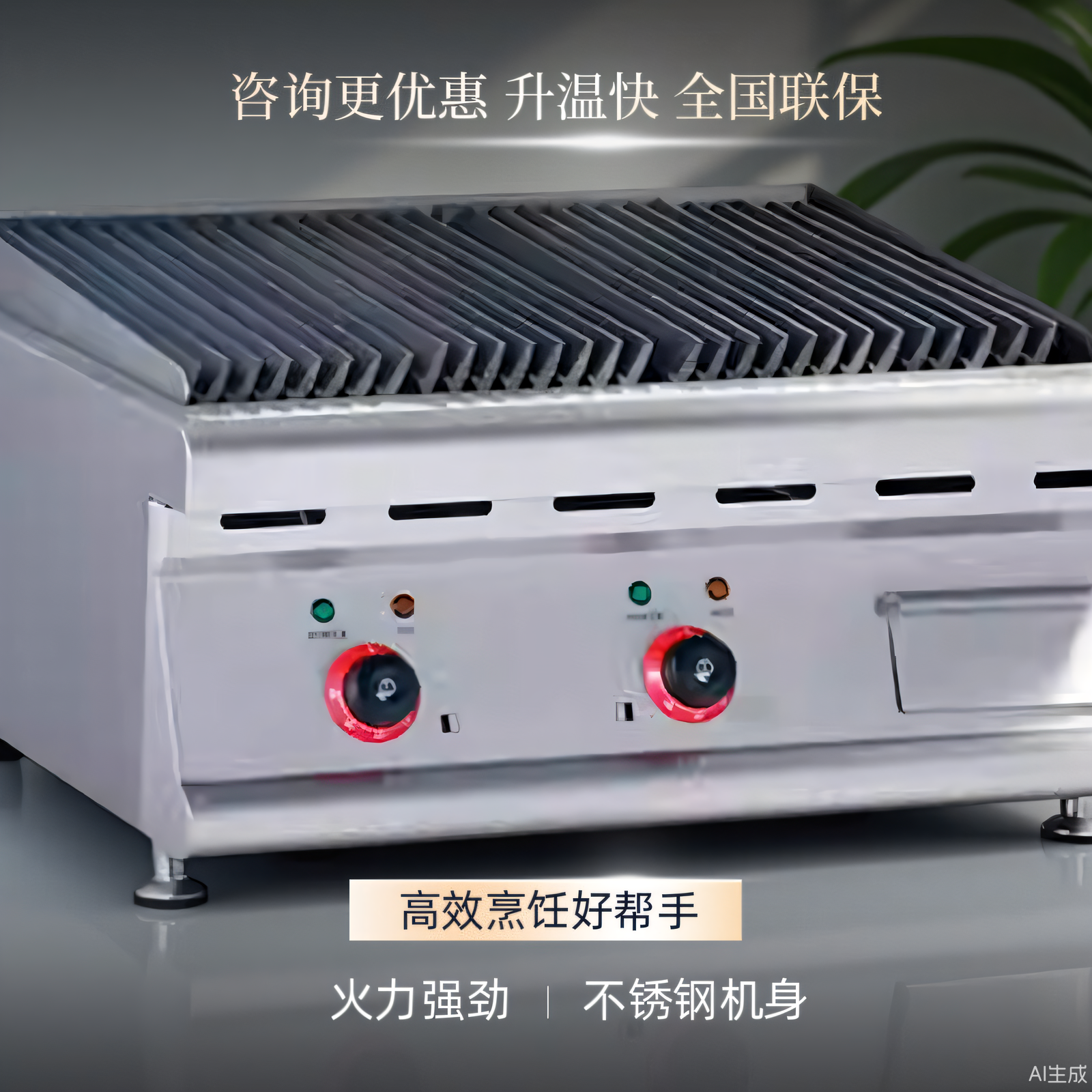 佳斯特电扒炉燃气火山石烧烤炉商用THS-150新粤海商用牛排JUSTA
