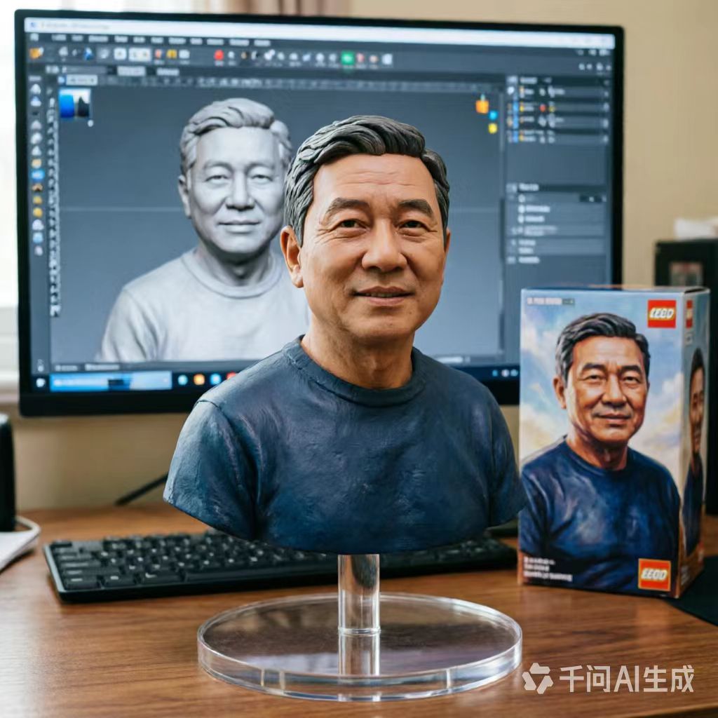照片定制3D树脂人像手办