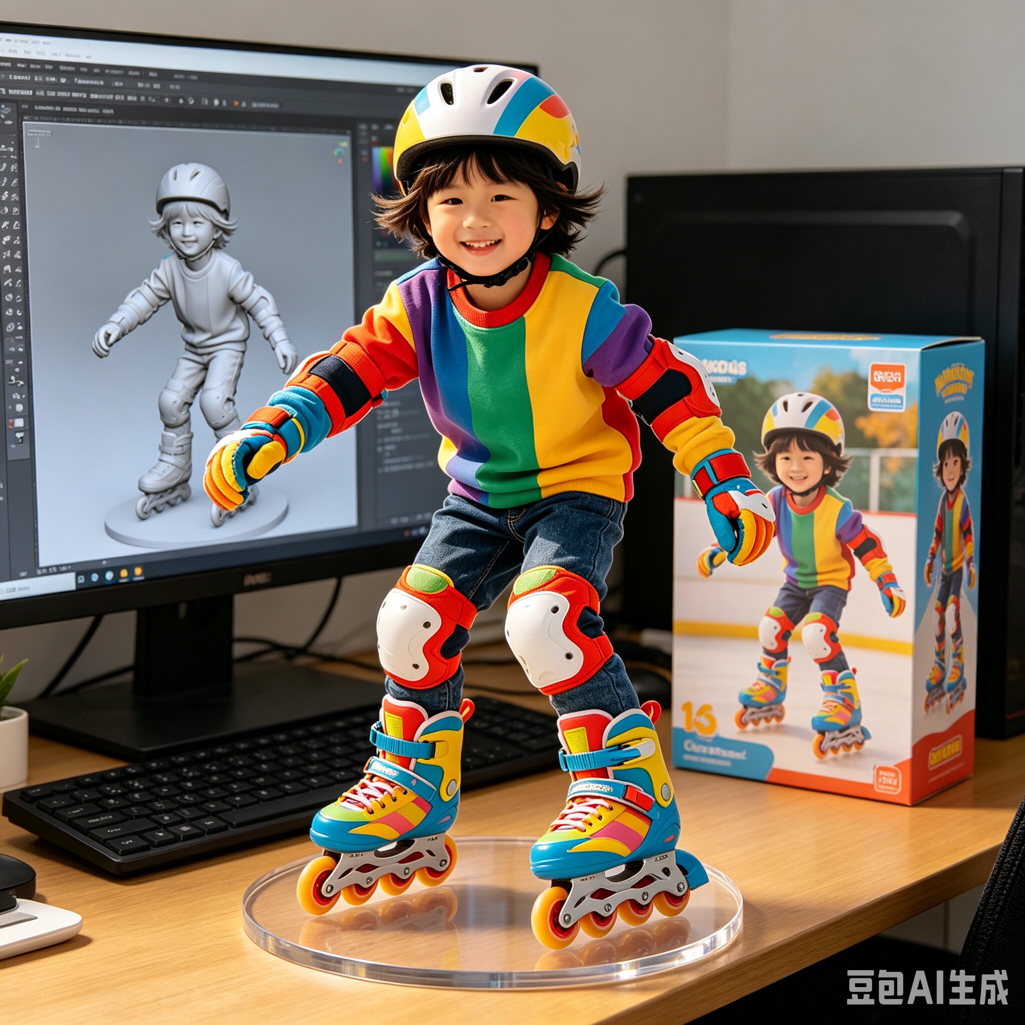 3D真人手办定制/3d打印人像/照片定制手办/3d打印人偶/全彩3d打印